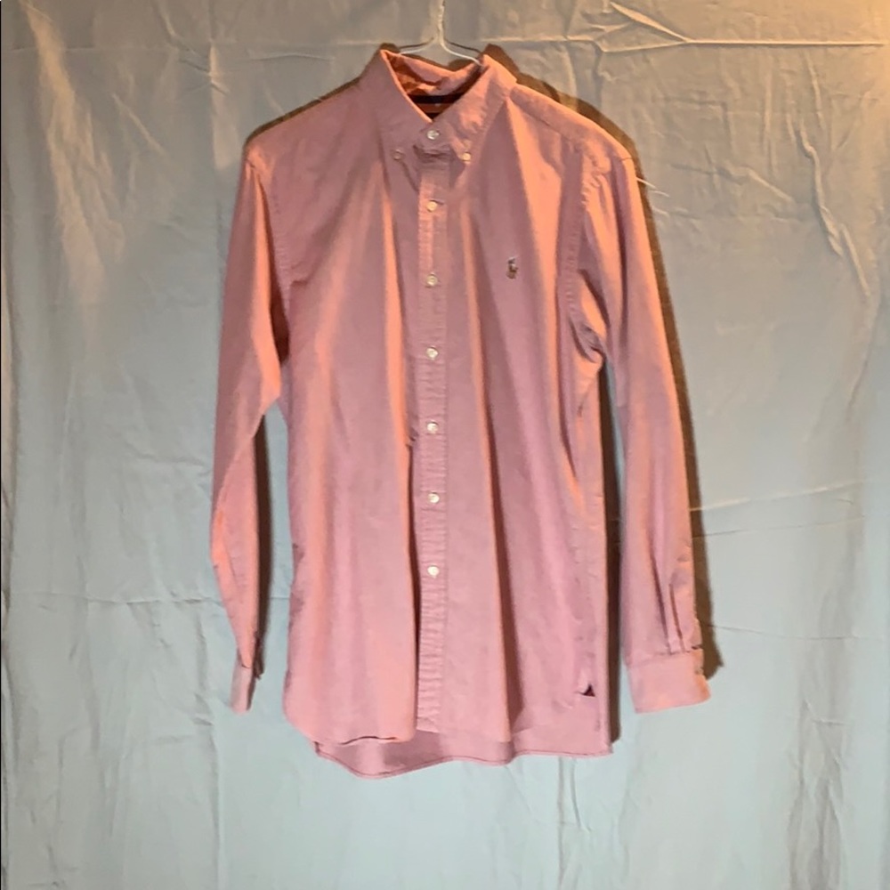 Medium Red Ralph Lauren Button Down Polo